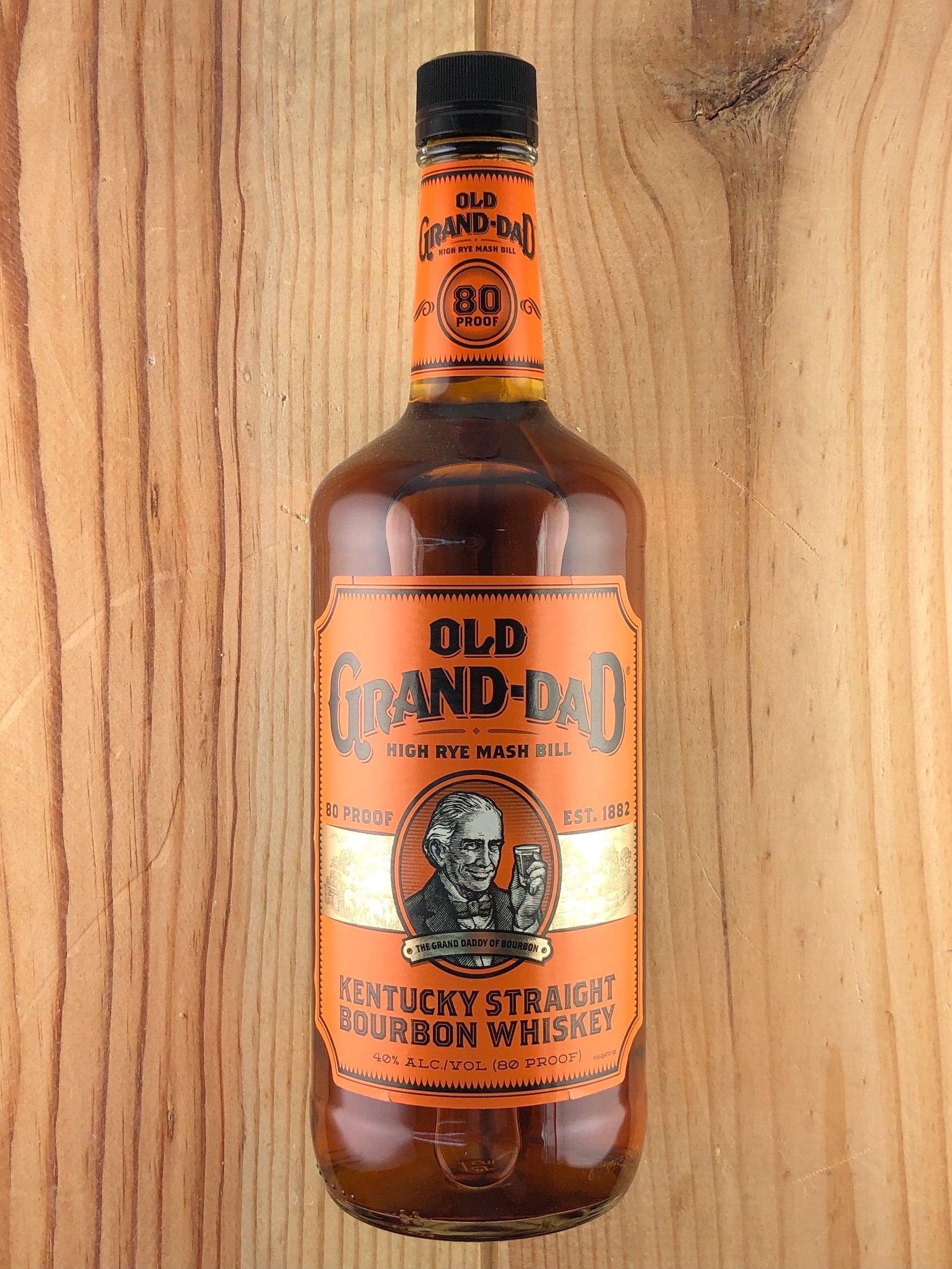 Old Grand Dad Kentucky Bourbon Whiskey Liter Wine and Spirits